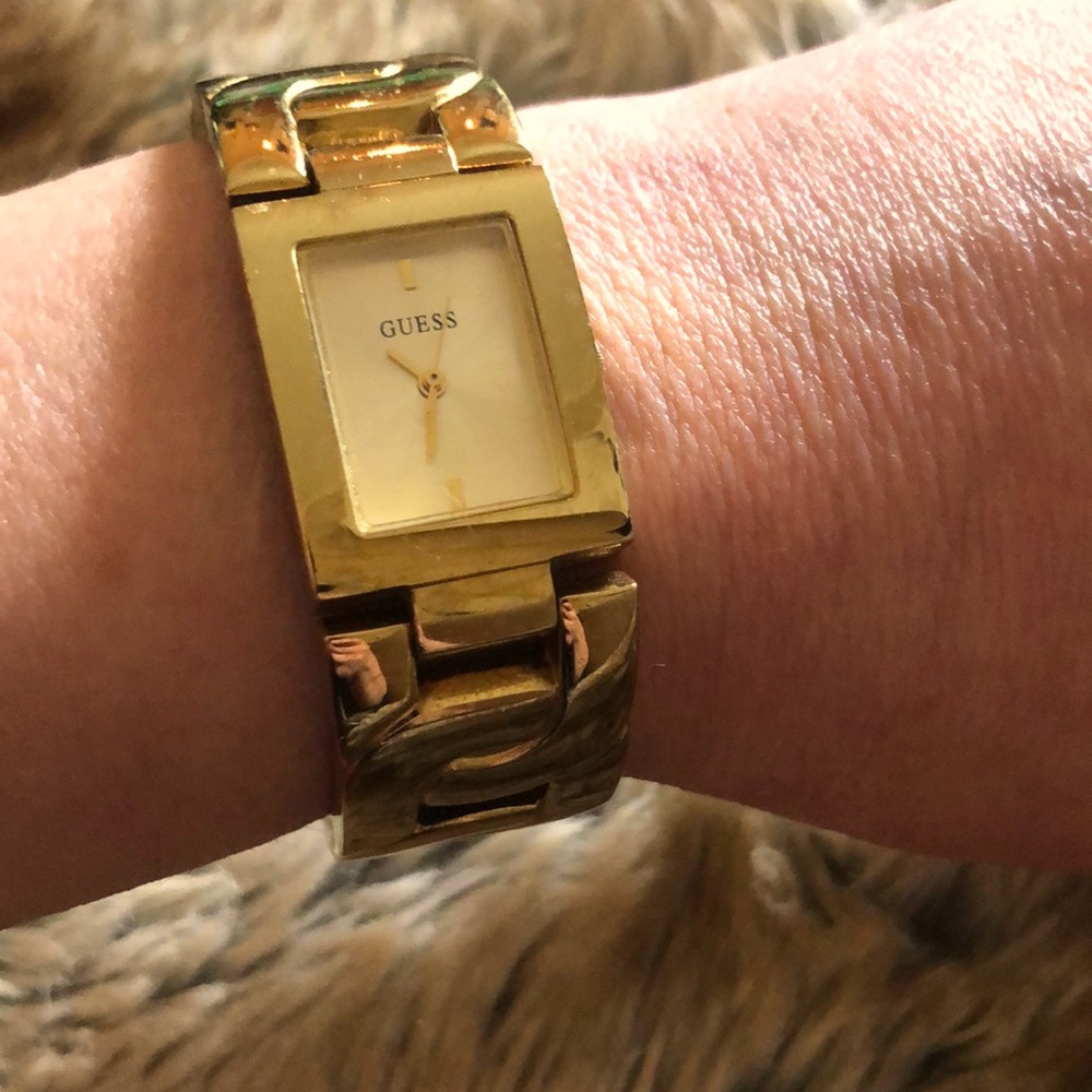 GUESS gold watch